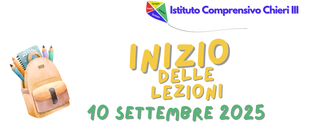 Inizio delle attività didattiche A.S. 2025 - 2026